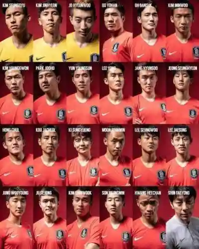2018阵容韩国阵容(韩国足球历史最佳阵容)插图