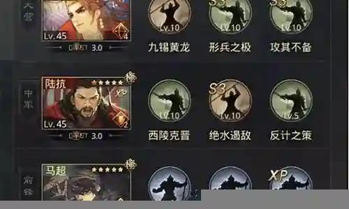 率土之滨黑科技阵容战法搭配插图