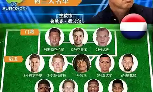 2018荷兰队阵容插图