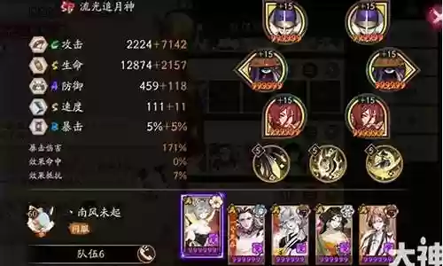 追月妖术阵容插图