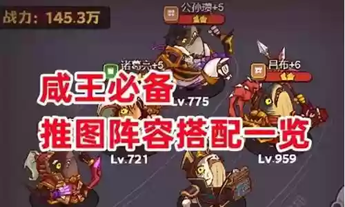 咸鱼之王最强冲关阵容搭配插图