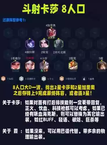 挑战者阵容卡萨装备推荐插图