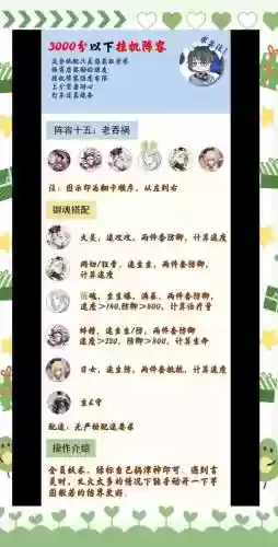 天降挂机阵容插图
