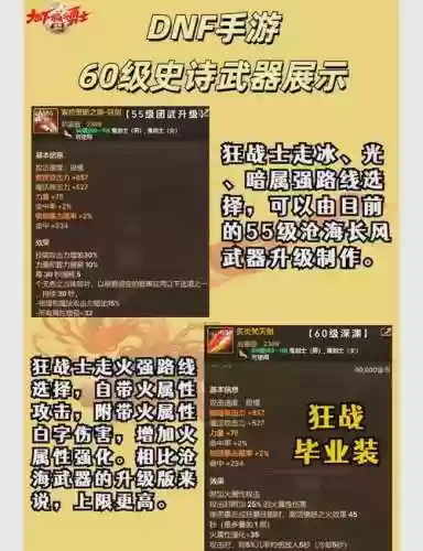 dnf史诗武器制作属性怎么样插图1