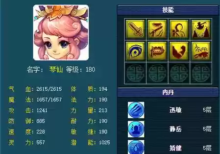 梦幻西游琴仙卡片效果图插图