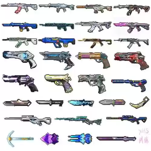 特战英雄像素领武器插图
