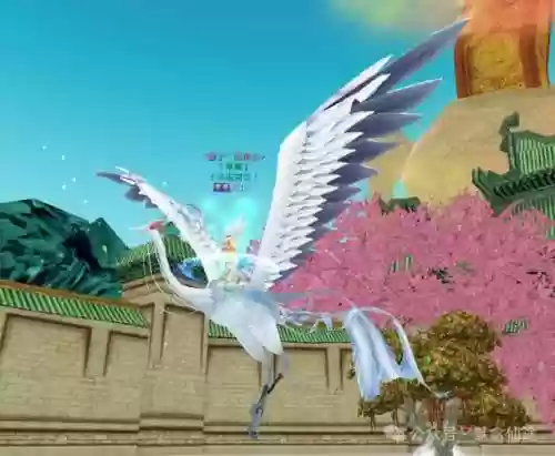 梦幻西游仙鹤变身，梦幻仙鹤坐骑插图1