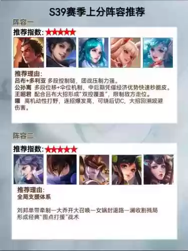 适合带人上分的阵容搭配,适合带人上分的阵容搭配王者插图 适合带人上分的阵容搭配,适合带人上分的阵容搭配王者插图