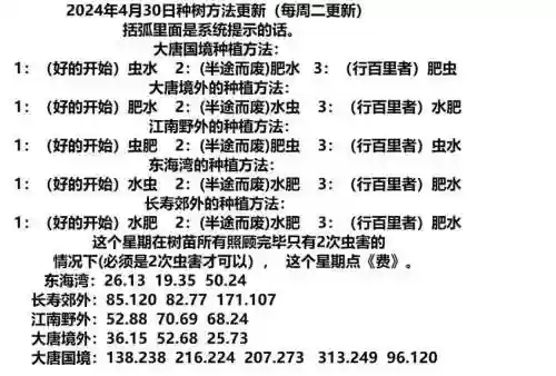 梦幻西游30几种4级种植,梦幻西游4级种子种植攻略插图 梦幻西游30几种4级种植,梦幻西游4级种子种植攻略插图