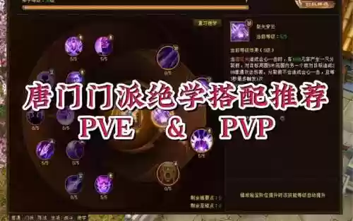 唐门pve装备怎么选，唐门pve带什么心法插图1