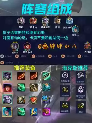 金铲铲霓虹辛迪加阵容搭配，金铲铲之战辛德拉神装插图