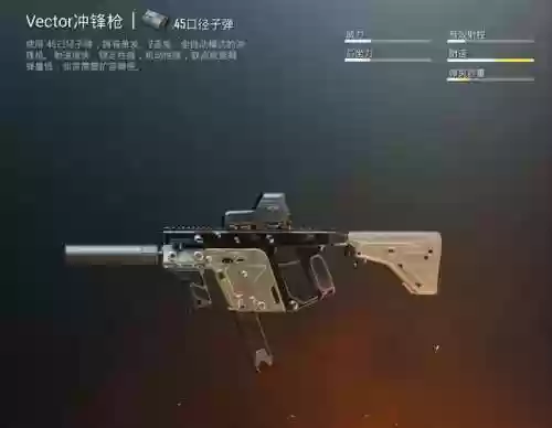 绝地求生冲锋枪阵容搭配，绝地求生冲锋枪vector插图
