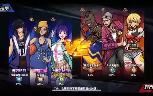 街头篮球手游开黑阵容搭配，街头篮球手游最厉害的c插图1